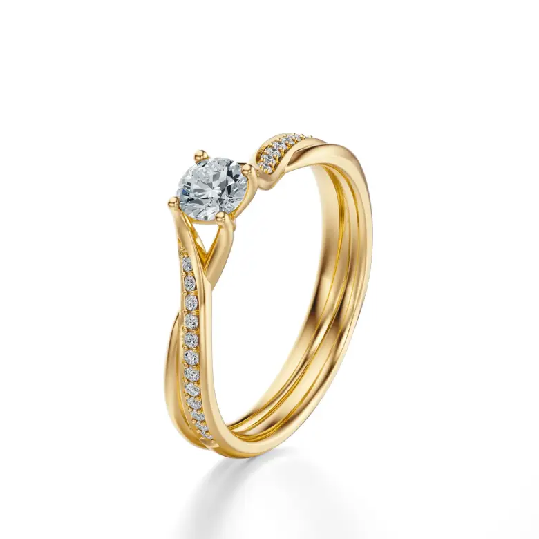 Pierścionek zaręczynowy z diamentami AJPZ_123